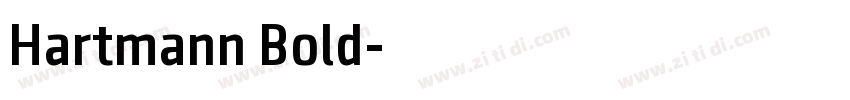Hartmann Bold字体转换
